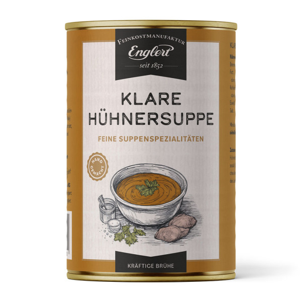 Klare Hühnersuppe, 390 ml / Dose